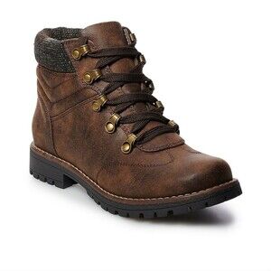 Sonoma Goods For Life Arabelle hiking boots size 9 brown